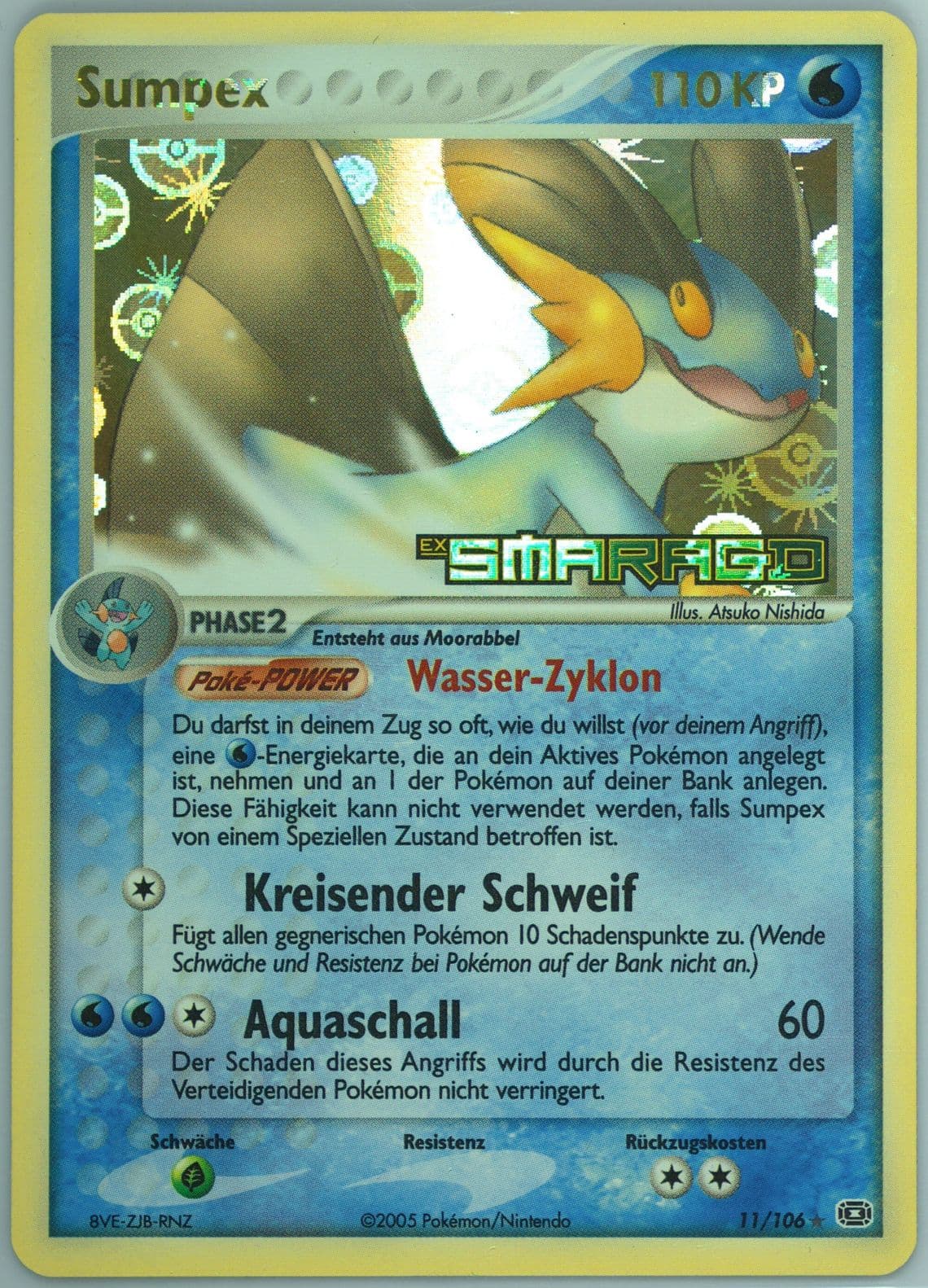 Sumpex-Reverse Foil German (11) 2005 Pokemon EX Emerald