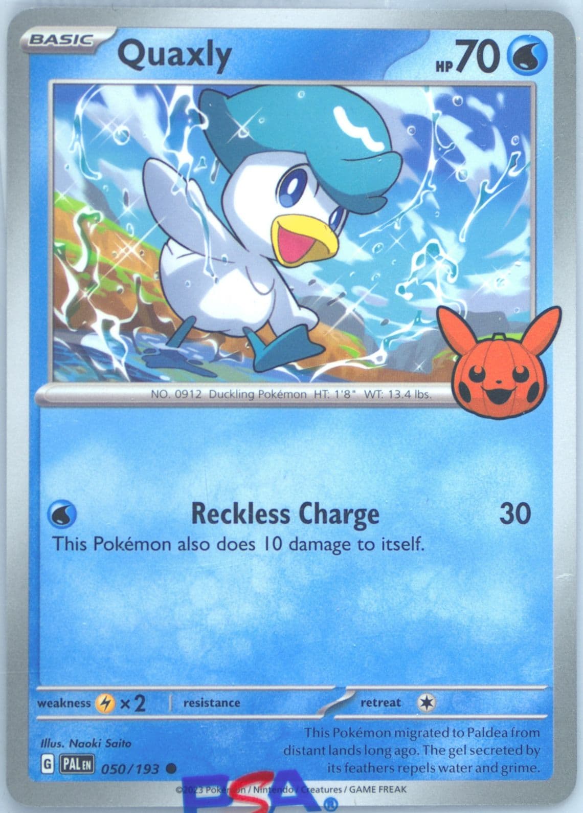 Quaxly (050) 2024 Pokemon Trick or Trade