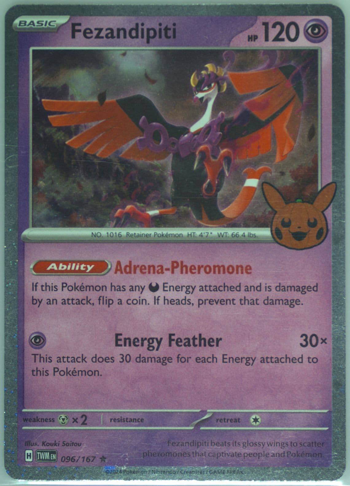 Fezandipiti (096) 2024 Pokemon Trick or Trade