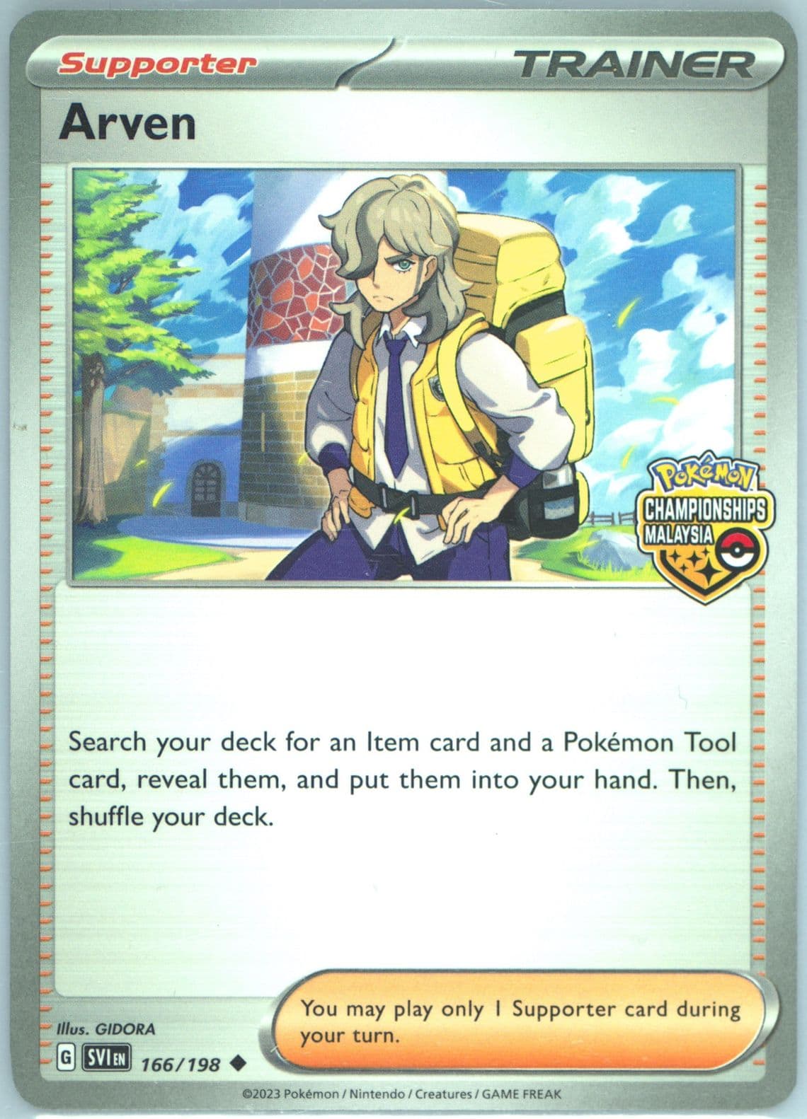 Arven World Championships Malaysia-Participation (166) 2023 Pokemon Svi EN-Scarlet & Violet