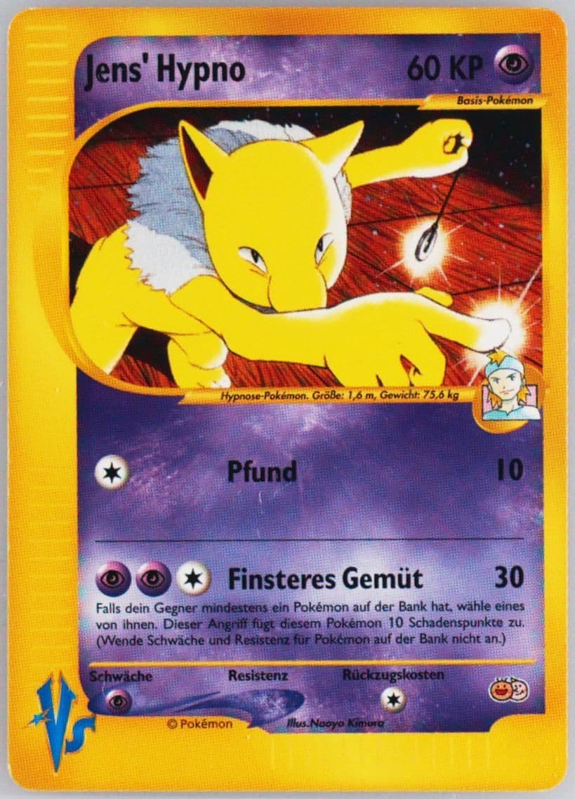 Morty's Hypno German 2001-2002 Pokemon Tropical Mega Battle
