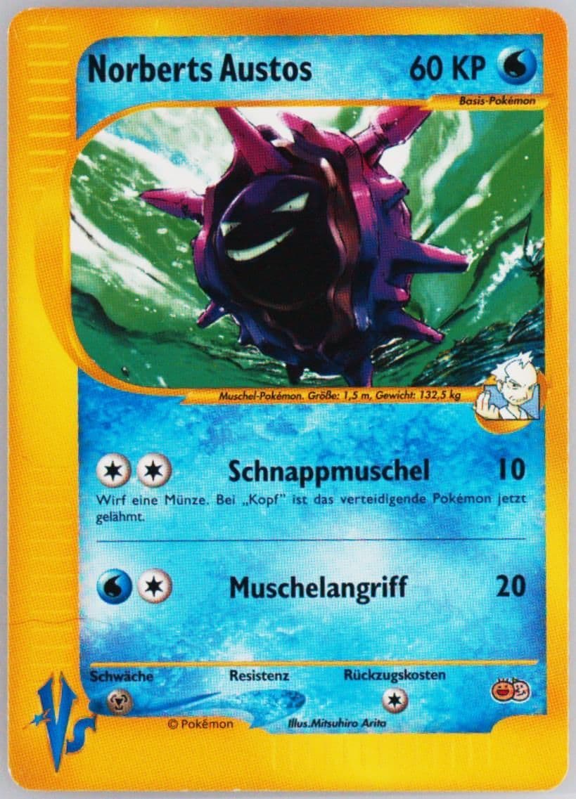 Pryce's Cloyster German 2001-2002 Pokemon Tropical Mega Battle