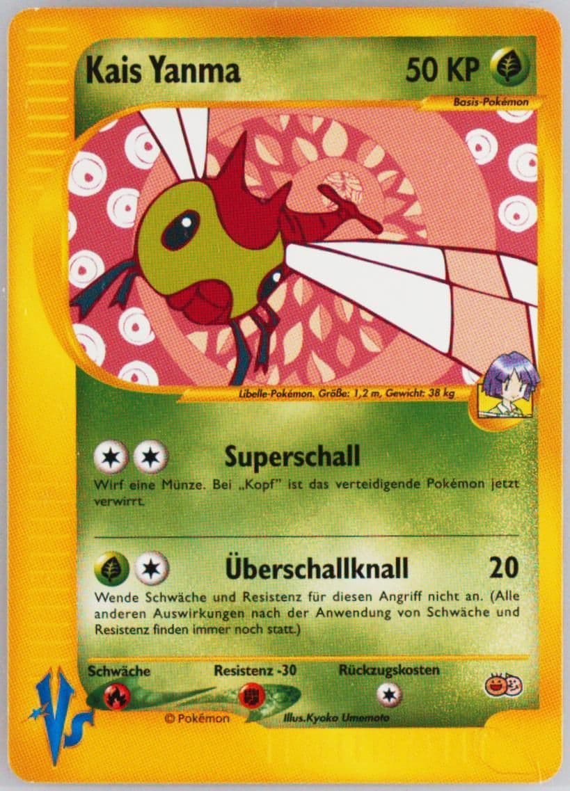 Bugsy's Yanma German 2001-2002 Pokemon Tropical Mega Battle