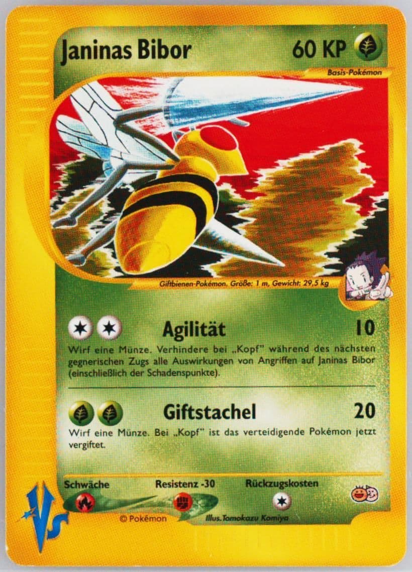 Janine's Beedrill German 2001-2002 Pokemon Tropical Mega Battle