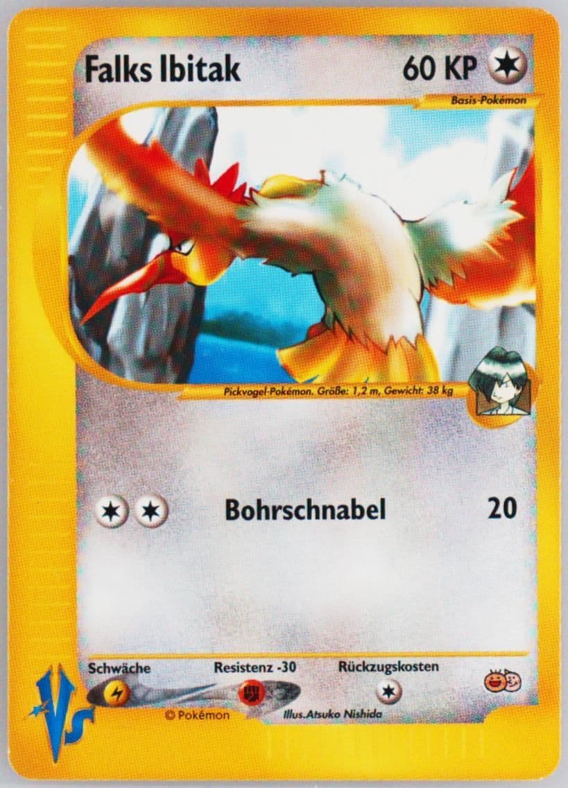 Falkner's Fearow German 2001-2002 Pokemon Tropical Mega Battle