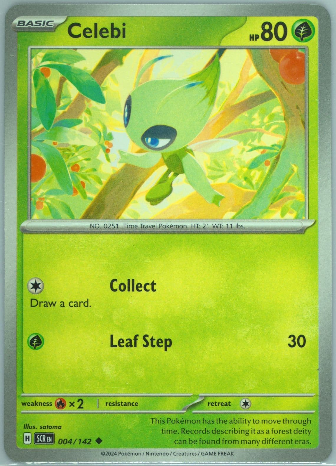 Celebi (004) 2024 Pokemon Scr EN-Stellar Crown