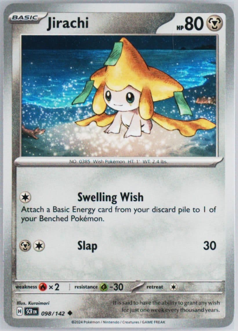 Jirachi (098) 2024 Pokemon Scr EN-Stellar Crown