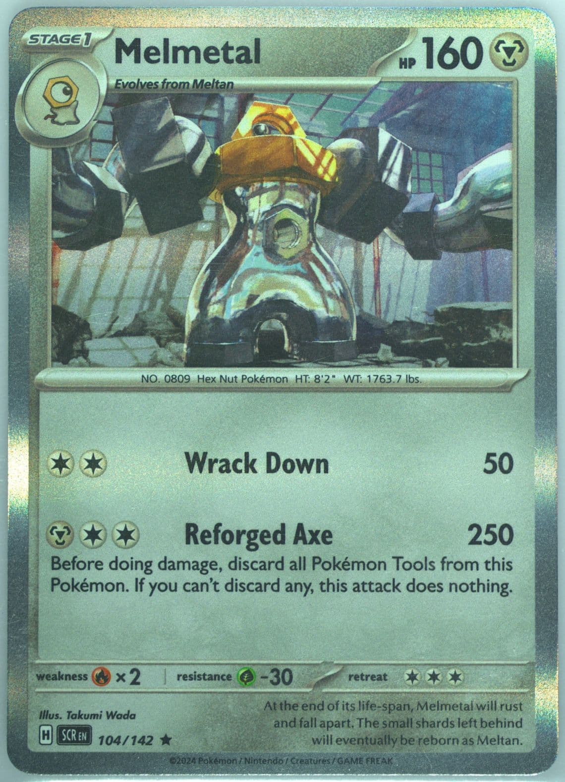 Melmetal (104) 2024 Pokemon Scr EN-Stellar Crown