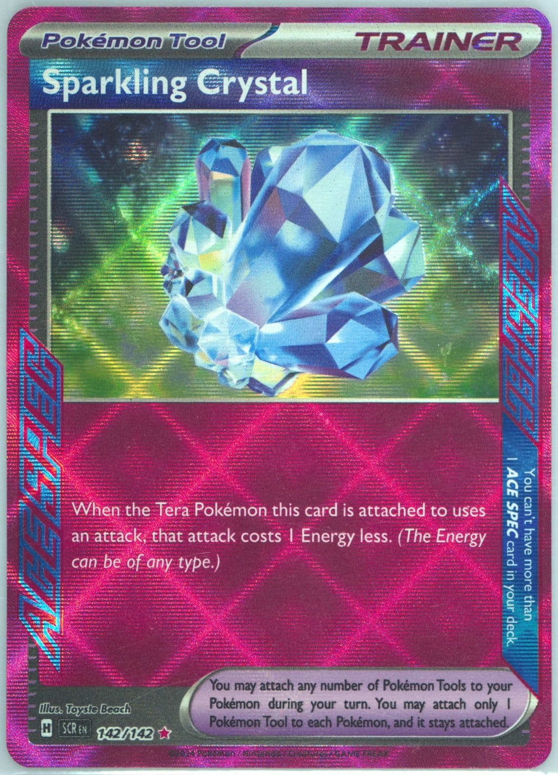 Sparkling Crystal (142) 2024 Pokemon Scr EN-Stellar Crown