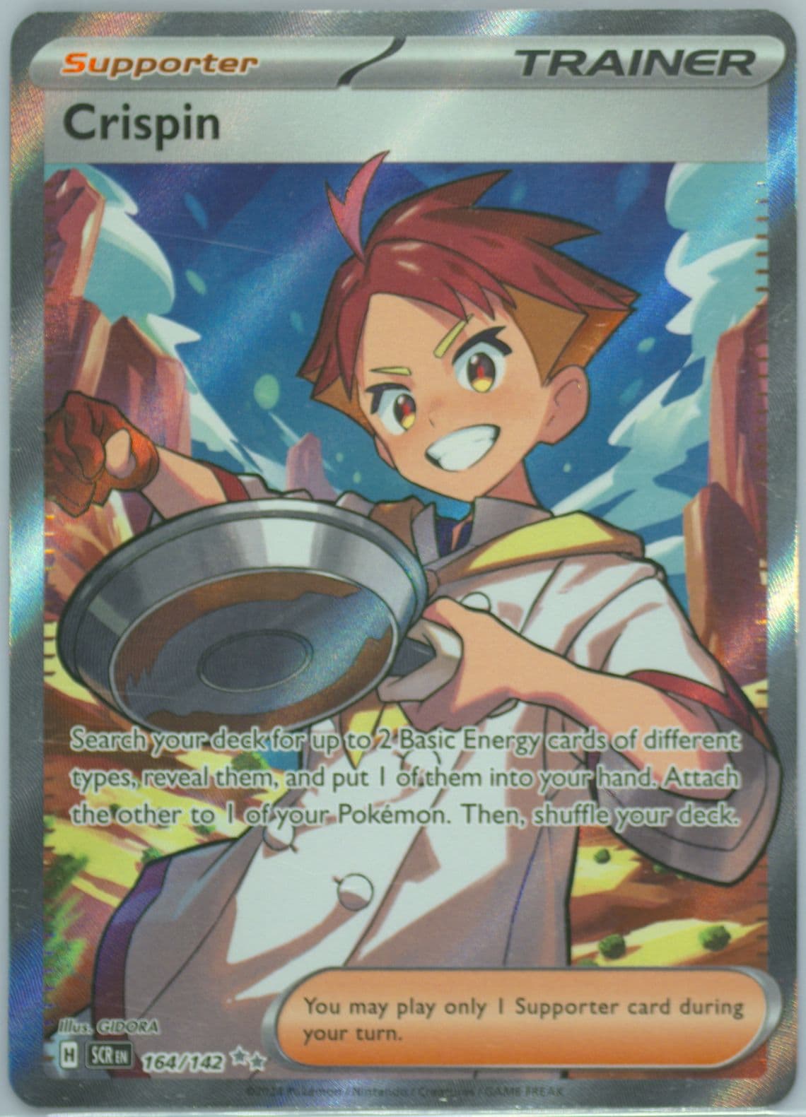 Crispin Ultra Rare (164) 2024 Pokemon Scr EN-Stellar Crown