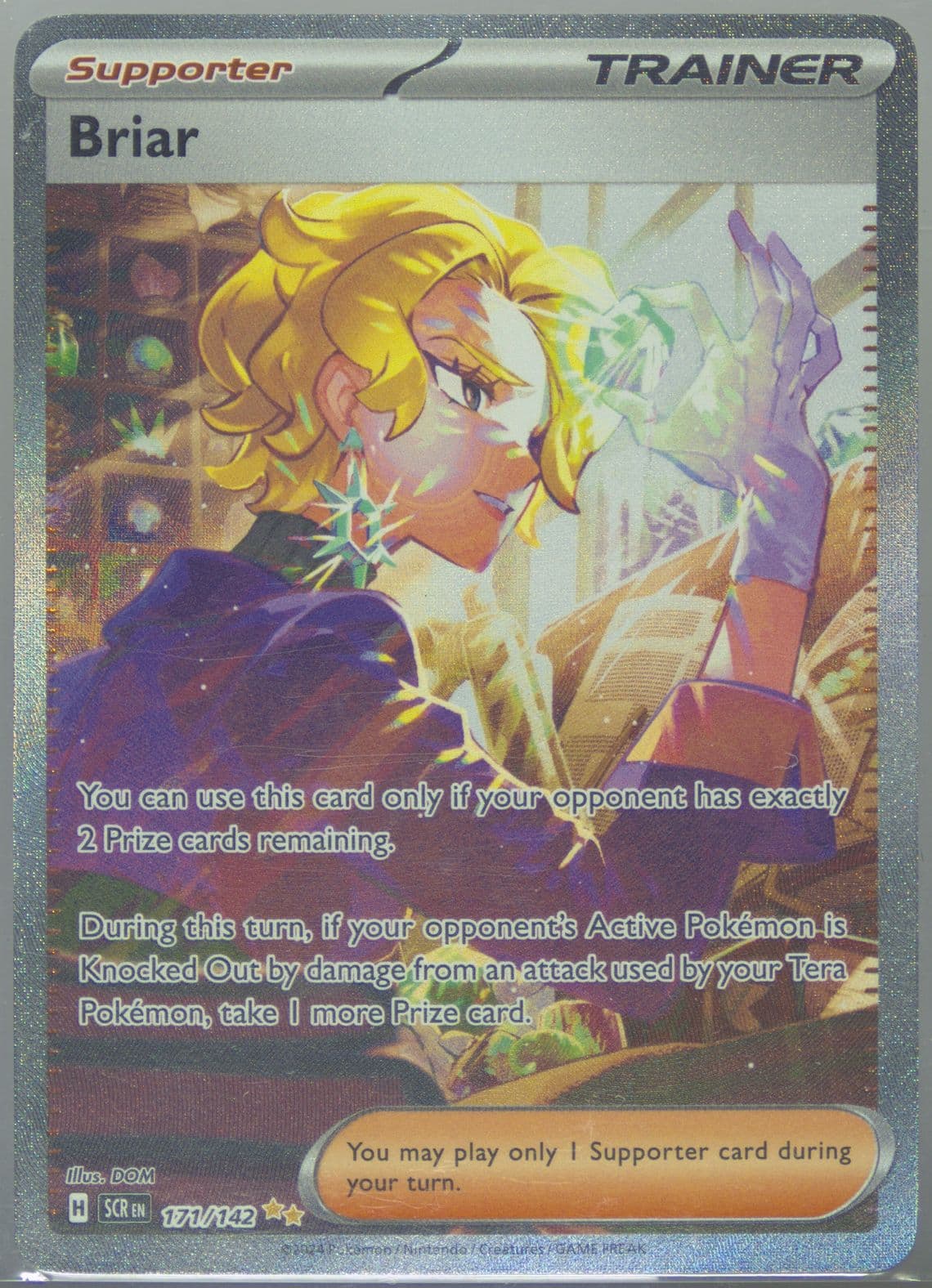 Briar Special Illustration Rare (171) 2024 Pokemon Scr EN-Stellar Crown
