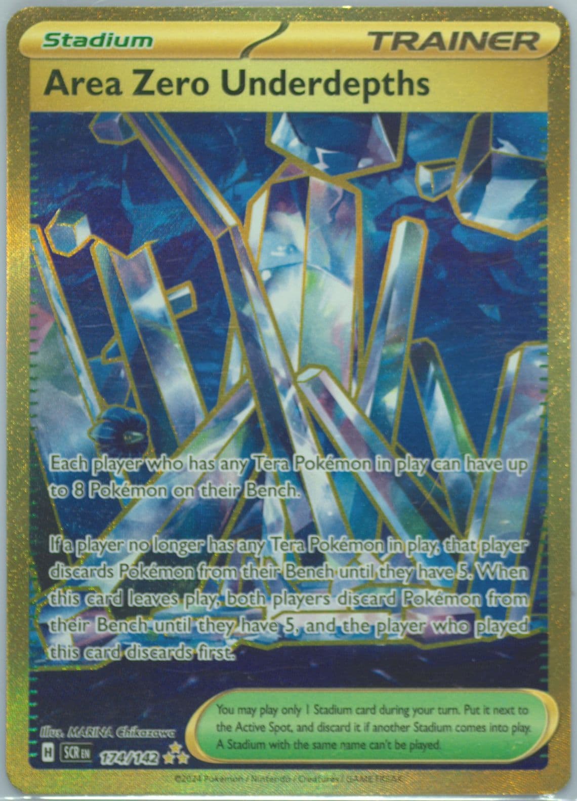 Area Zero Underdepths Hyper Rare (174) 2024 Pokemon Scr EN-Stellar Crown