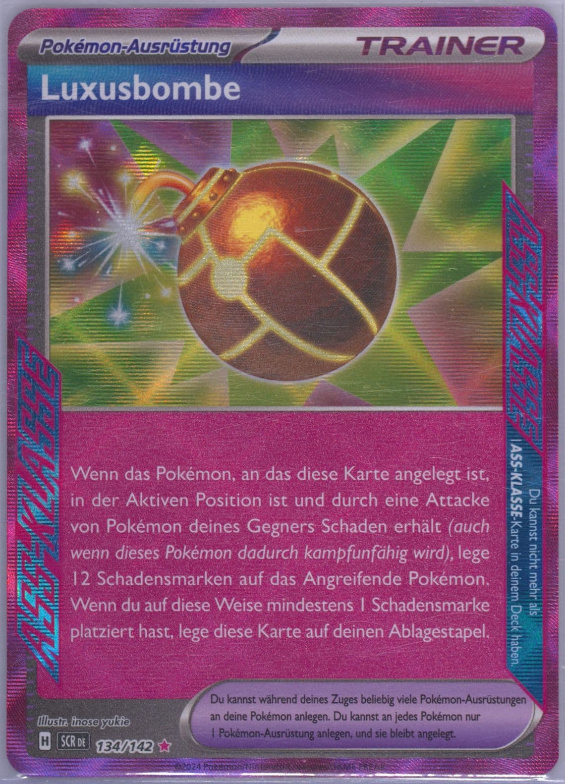 Deluxe Bomb (134) 2024 Pokemon German Scr de-Stellar Crown