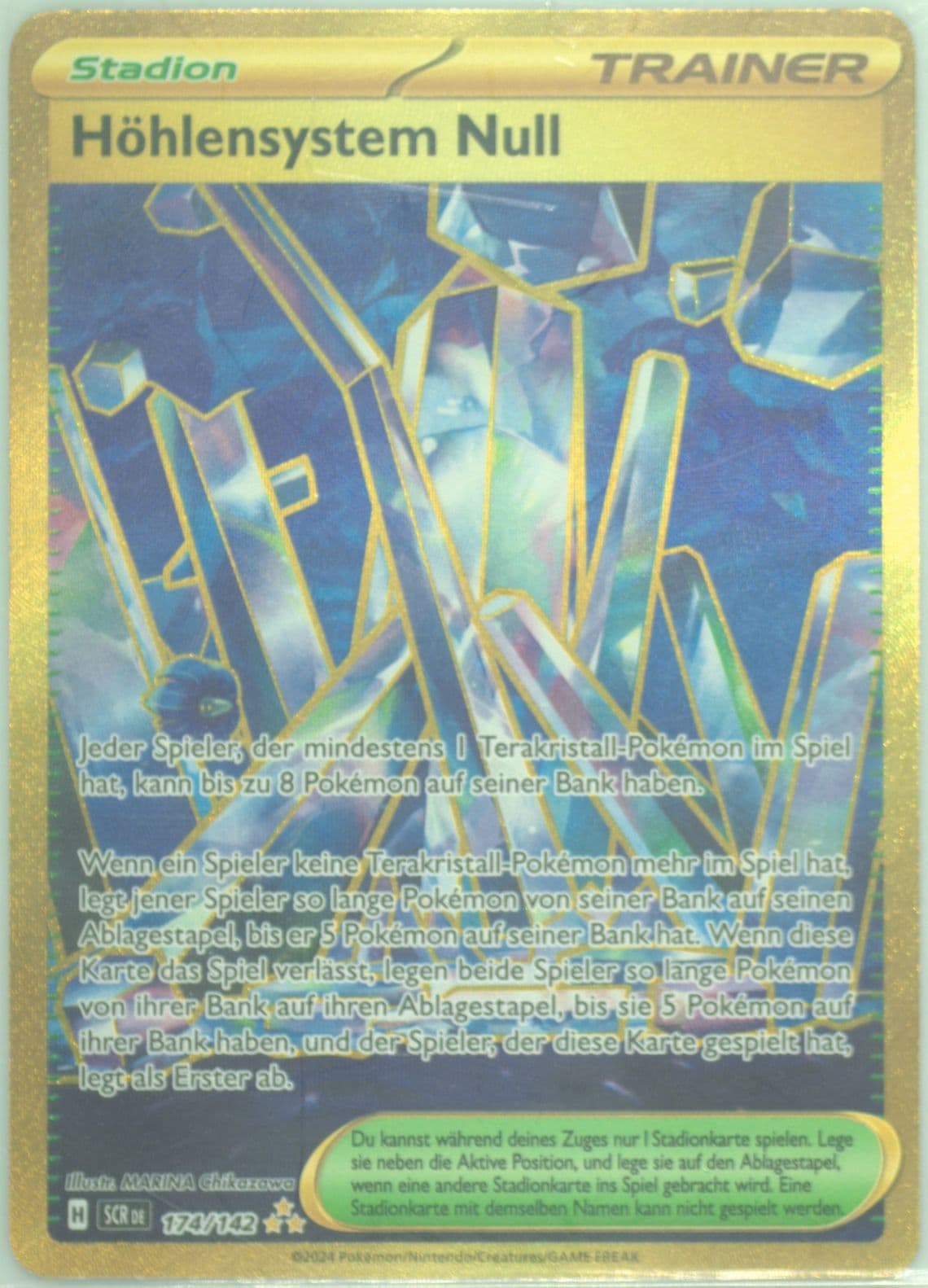 Area Zero Underdepths Hyper Rare (174) 2024 Pokemon German Scr de-Stellar Crown