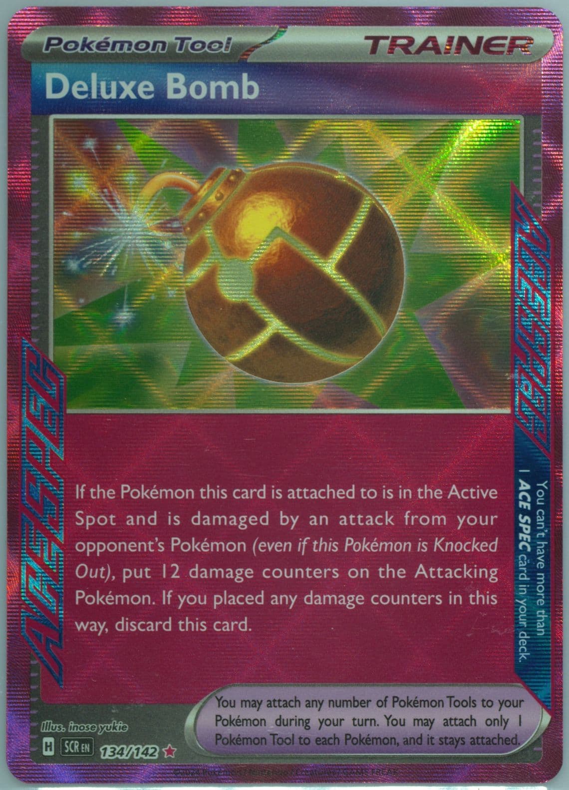 Deluxe Bomb (134) 2024 Pokemon French Scr FR-Stellar Crown