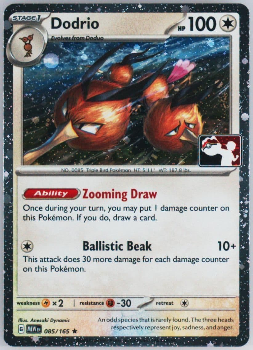 Dodrio (085) 2024 Pokemon Play! Pokemon Prize Pack: Series 5