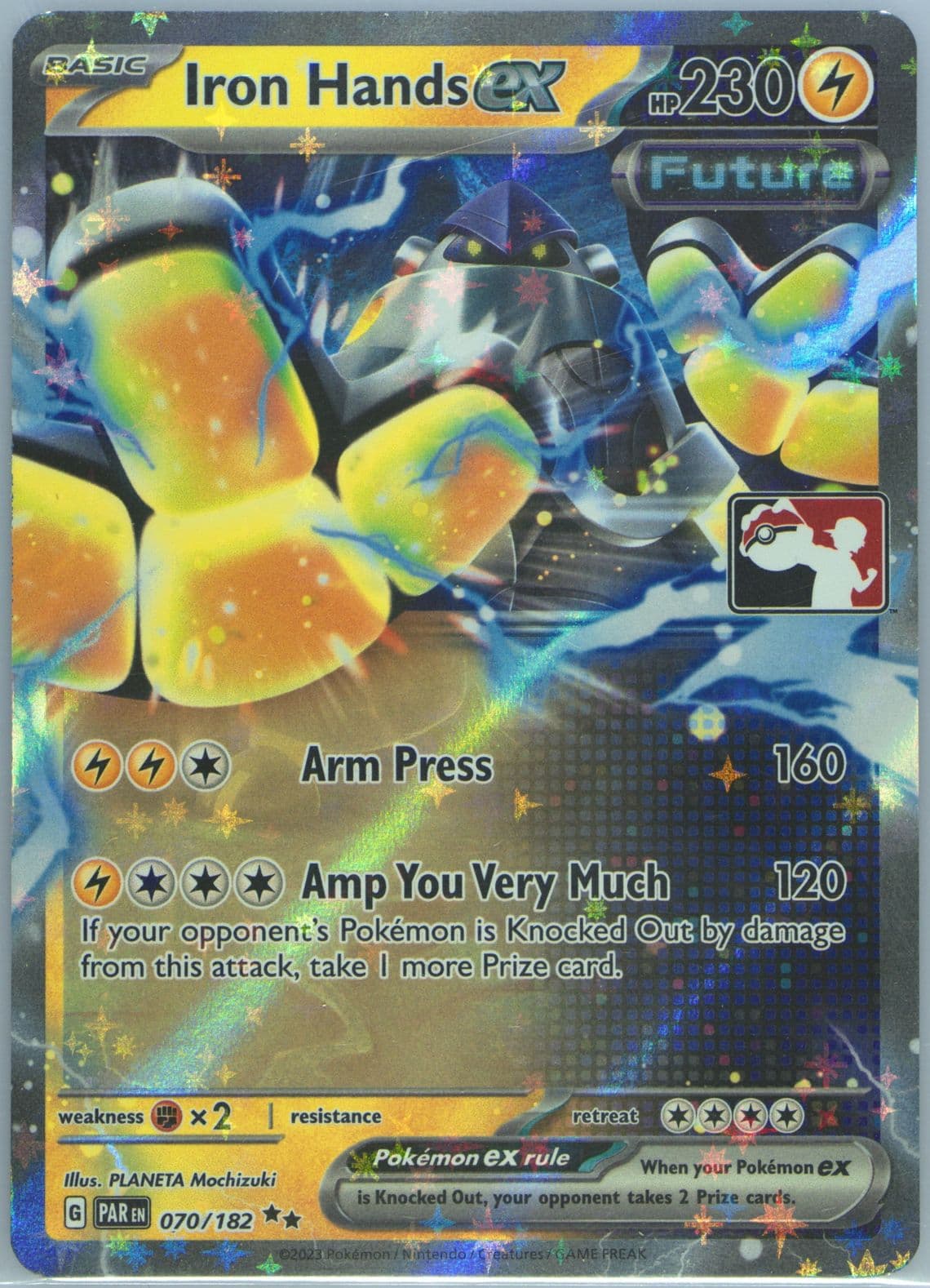 Iron Hands EX (070) 2024 Pokemon Play! Pokemon Prize Pack: Series 5