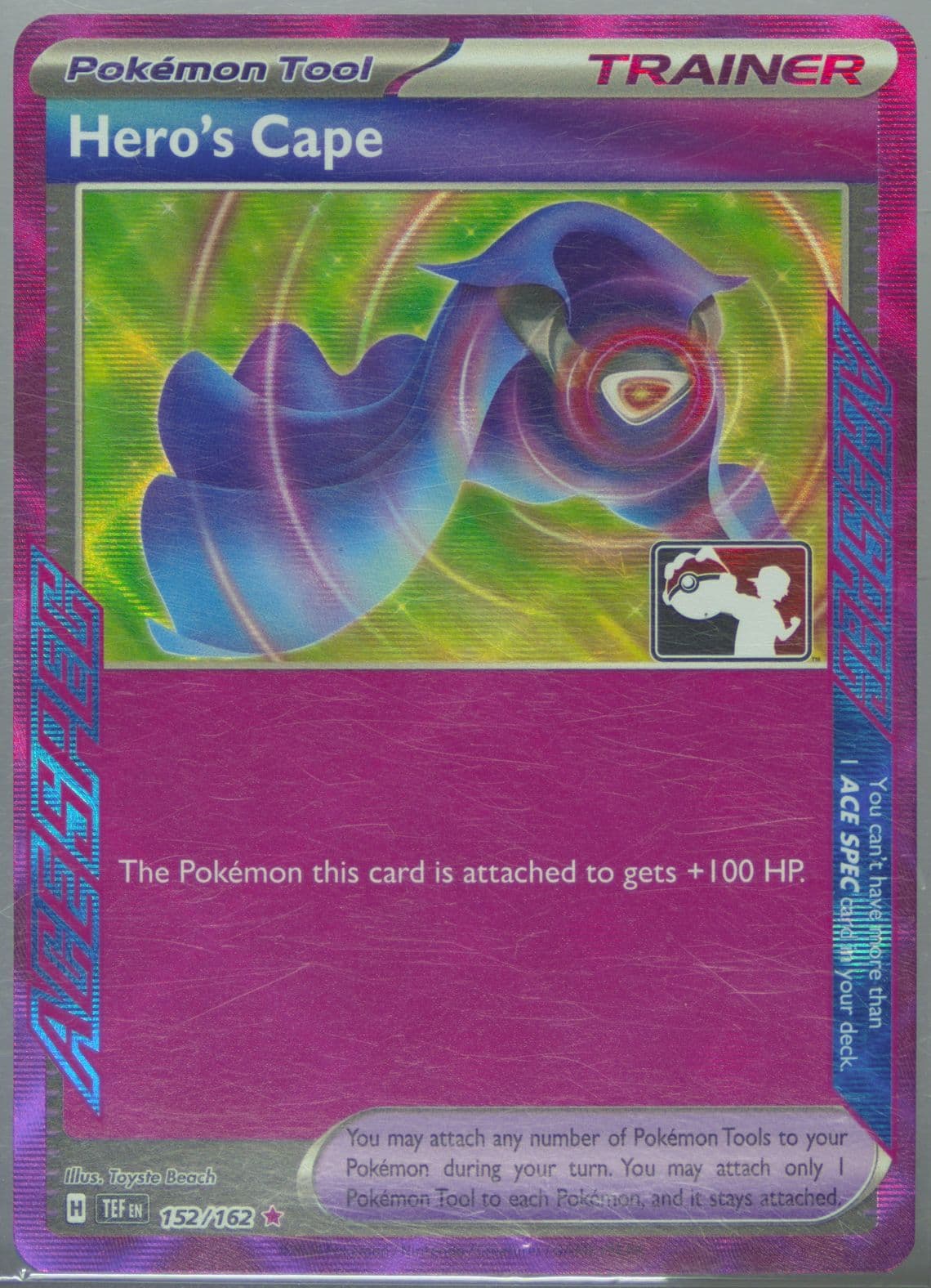 Hero's Cape (152) 2024 Pokemon Play! Pokemon Prize Pack: Series 5