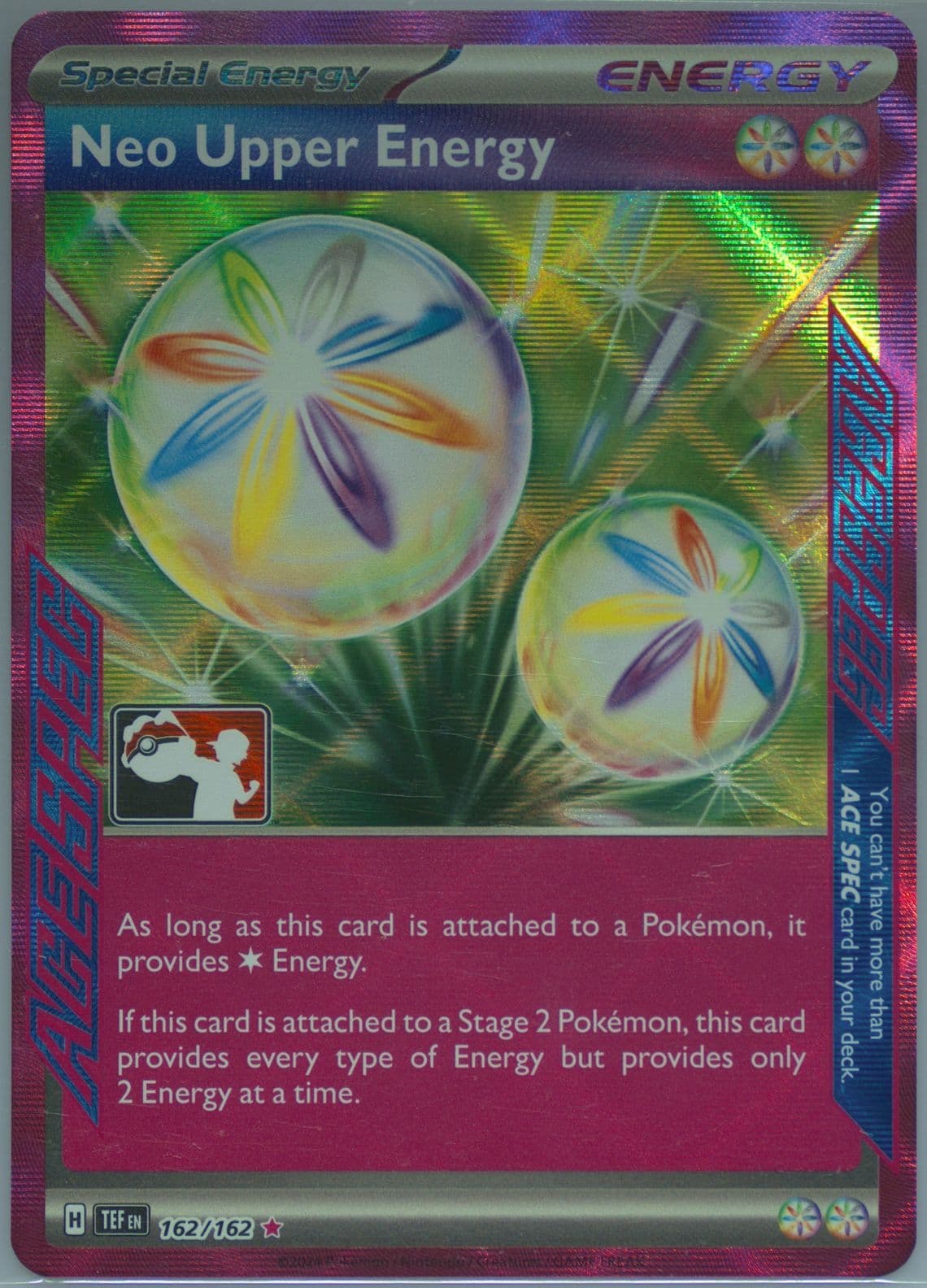 Neo Upper Energy (162) 2024 Pokemon Play! Pokemon Prize Pack: Series 5