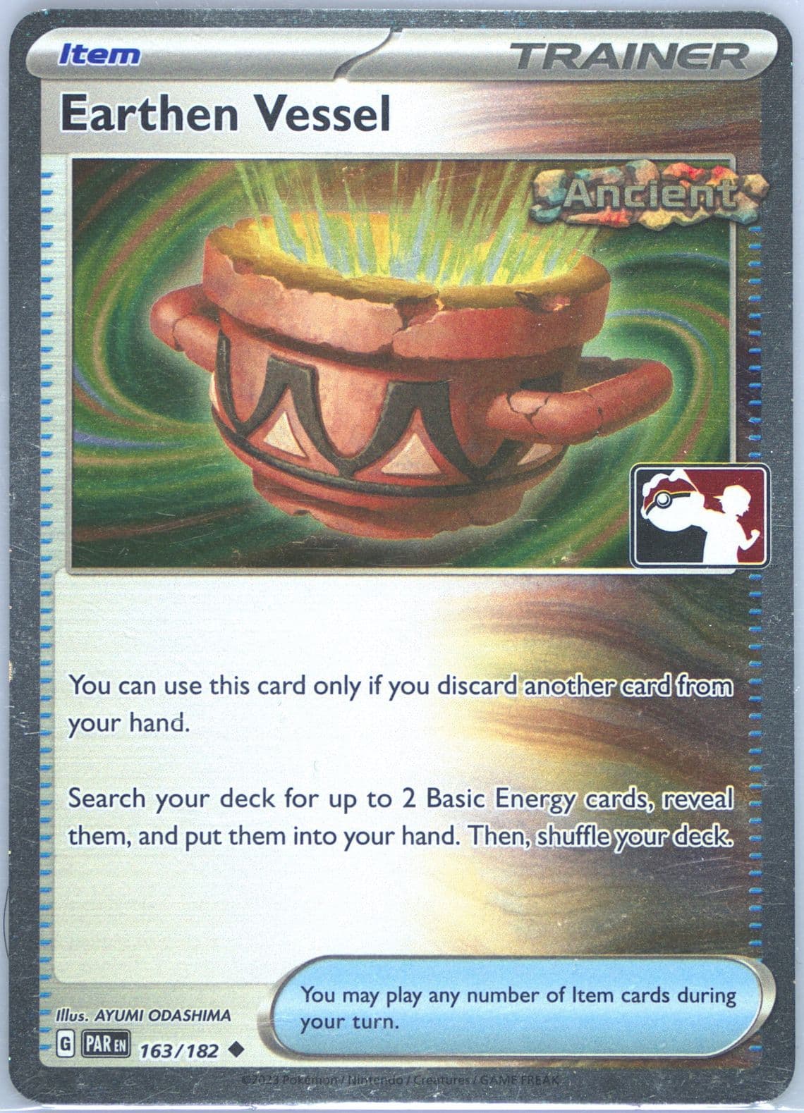 Earthen Vessel Holo (163) 2024 Pokemon Play! Pokemon Prize Pack: Series 5