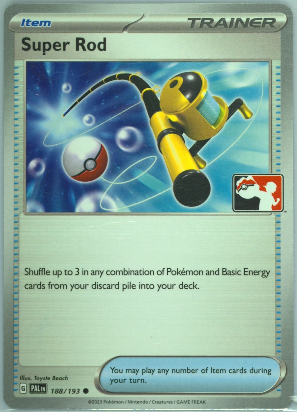 Super Rod (188) 2024 Pokemon Play! Pokemon Prize Pack