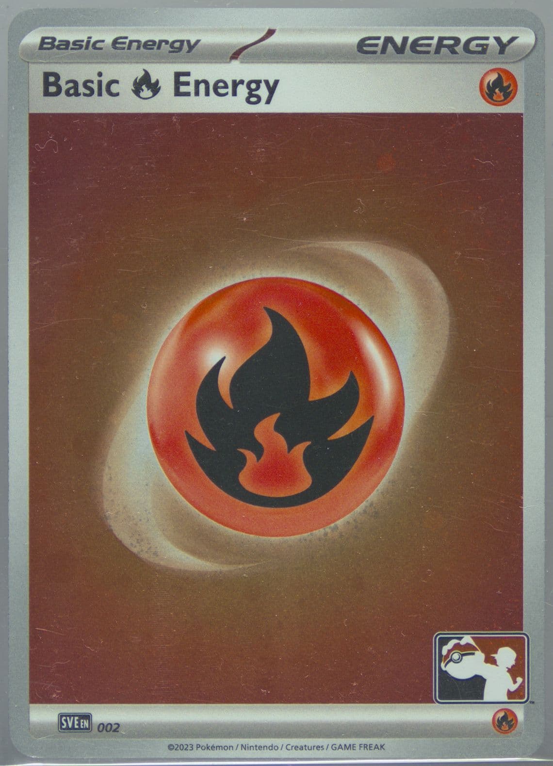 Basic Fire Energy Holo (002) 2024 Pokemon Play! Pokemon Prize Pack