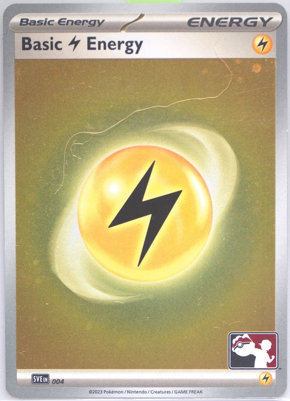 Basic Lightning Energy Holo (004) 2024 Pokemon Play! Pokemon Prize Pack