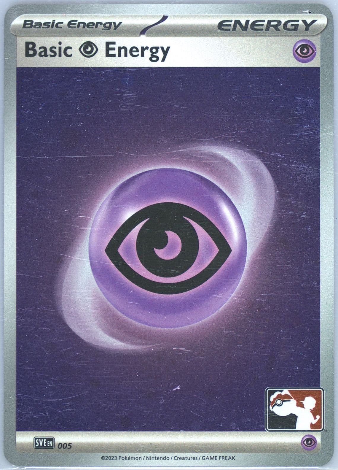 Basic Psychic Energy Holo (005) 2024 Pokemon Play! Pokemon Prize Pack