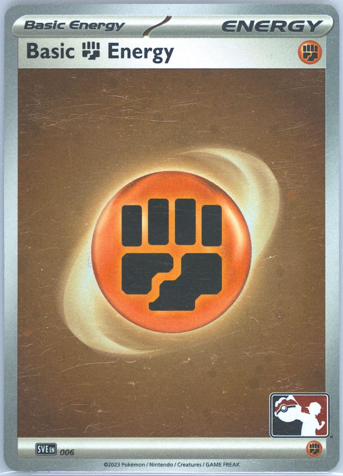 Basic Fighting Energy Holo (006) 2024 Pokemon Play! Pokemon Prize Pack