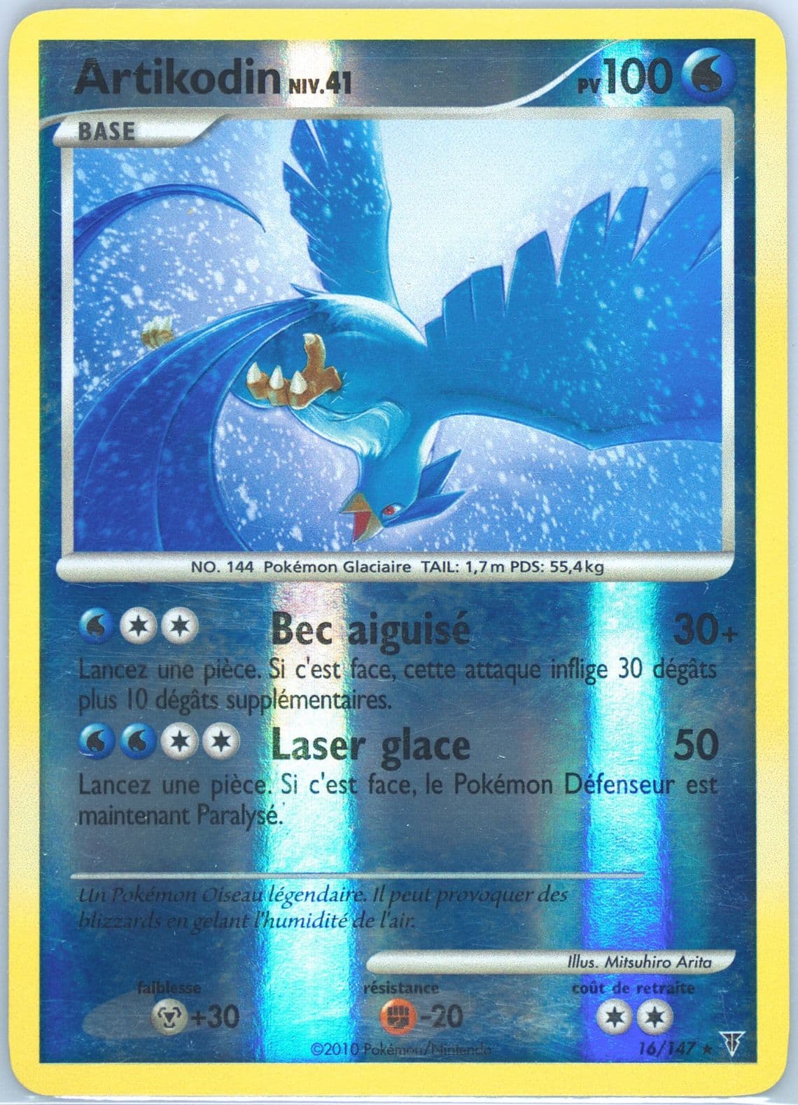 Artikodin-Reverse Foil (16) 2010 Pokemon French Platinum Supreme Victors