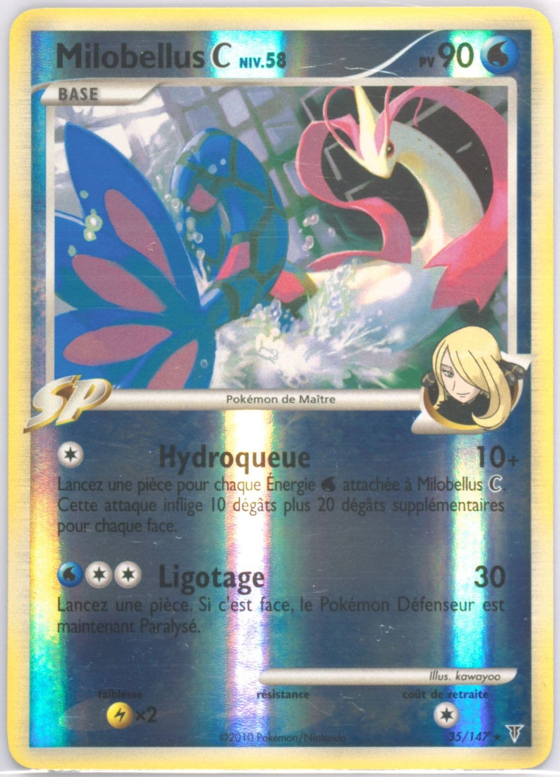 Milobellus C-Reverse Foil (35) 2010 Pokemon French Platinum Supreme Victors