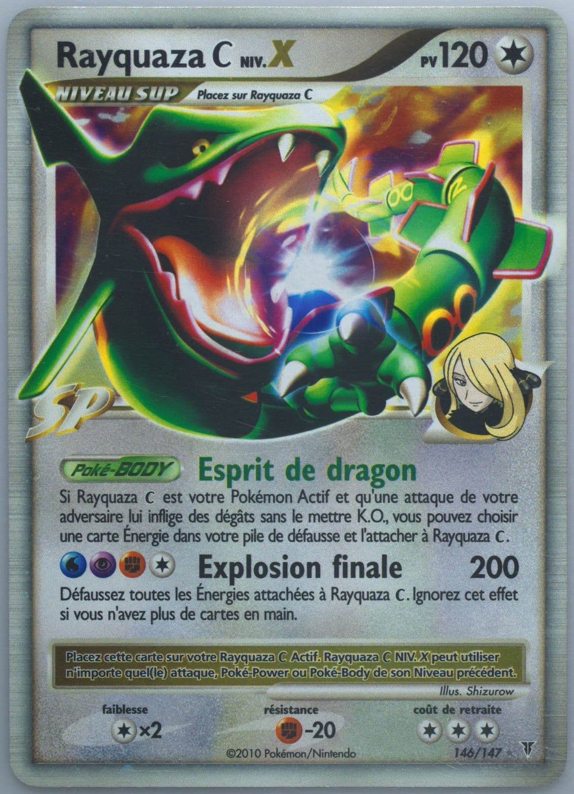 Rayquaza C Niv.X-Holo (146) 2010 Pokemon French Platinum Supreme Victors