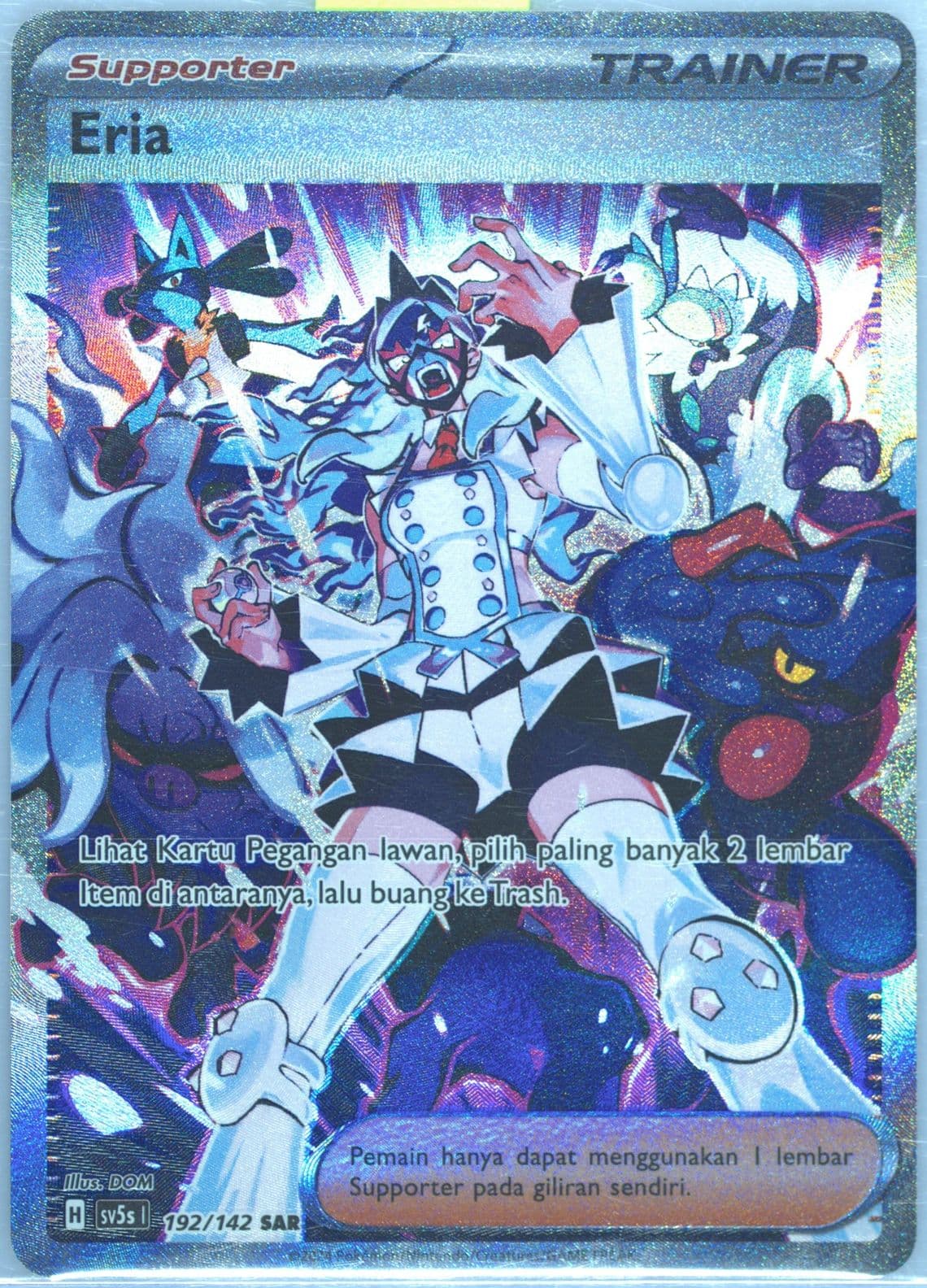 Eri Special Art Rare (192) 2024 Pokemon Indonesian Sv5s I-Ace Paradox