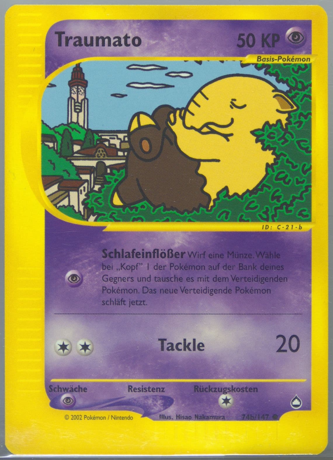 Traumato German (74b) 2003 Pokemon Aquapolis