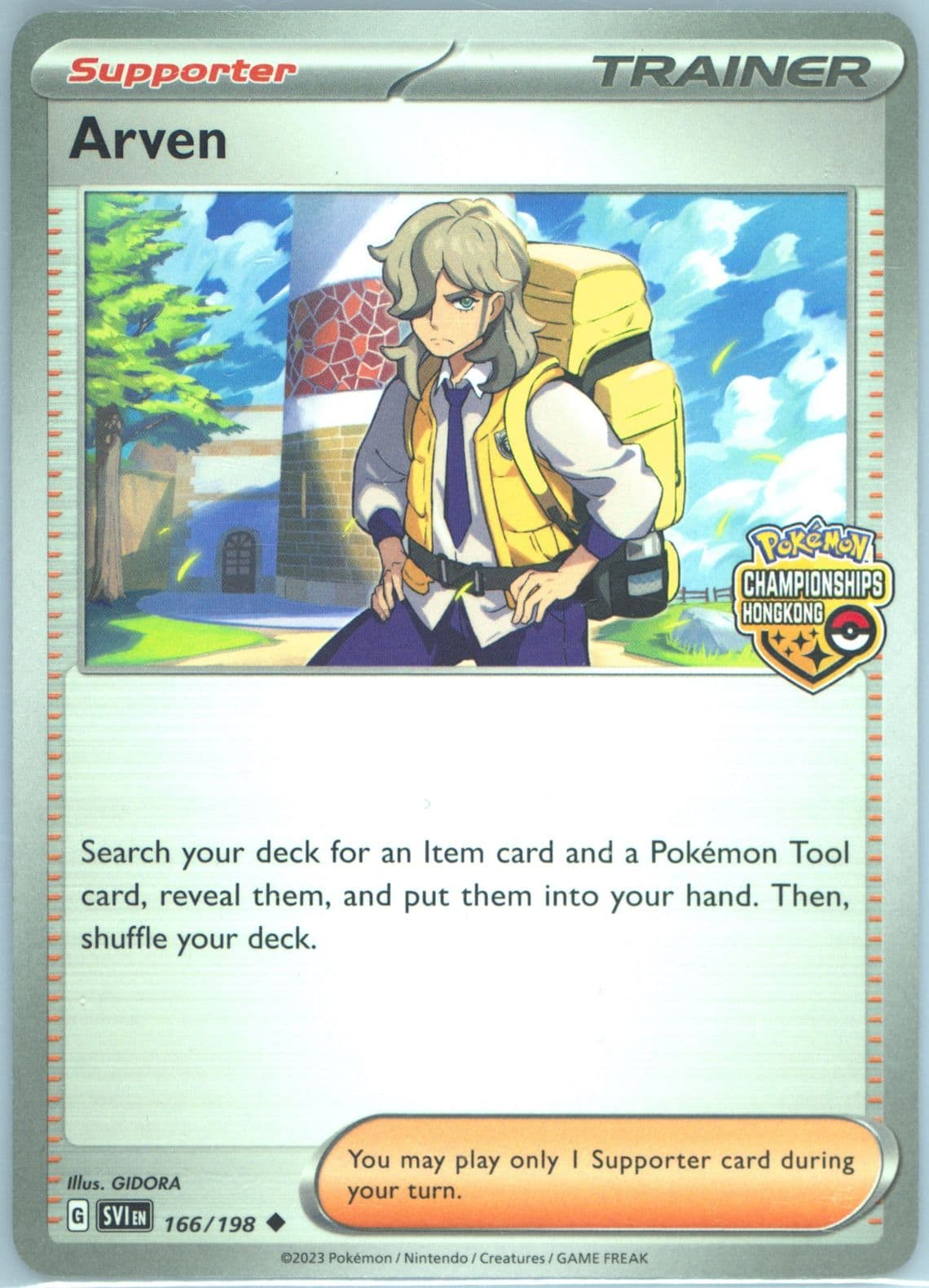 Arven World Championships Hong Kong-Participation (166) 2023 Pokemon Svi EN-Scarlet & Violet