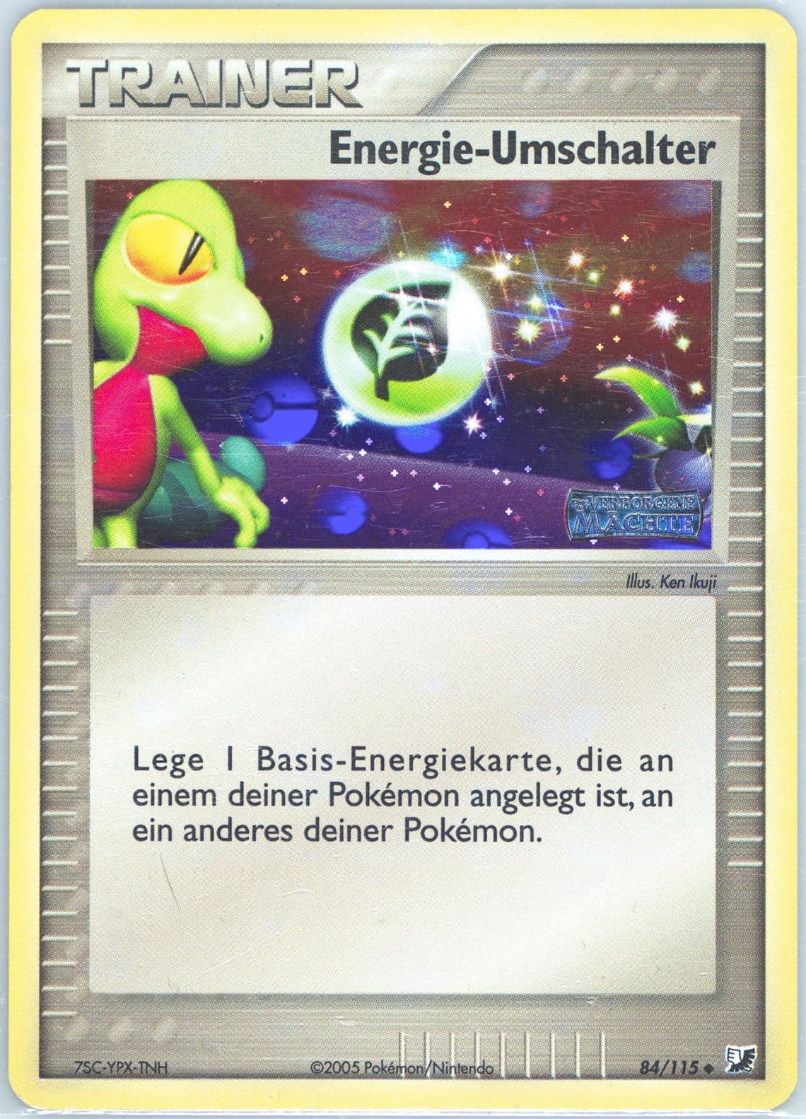 Energie-Umschalter-Reverse Foil German (84) 2005 Pokemon EX Unseen Forces