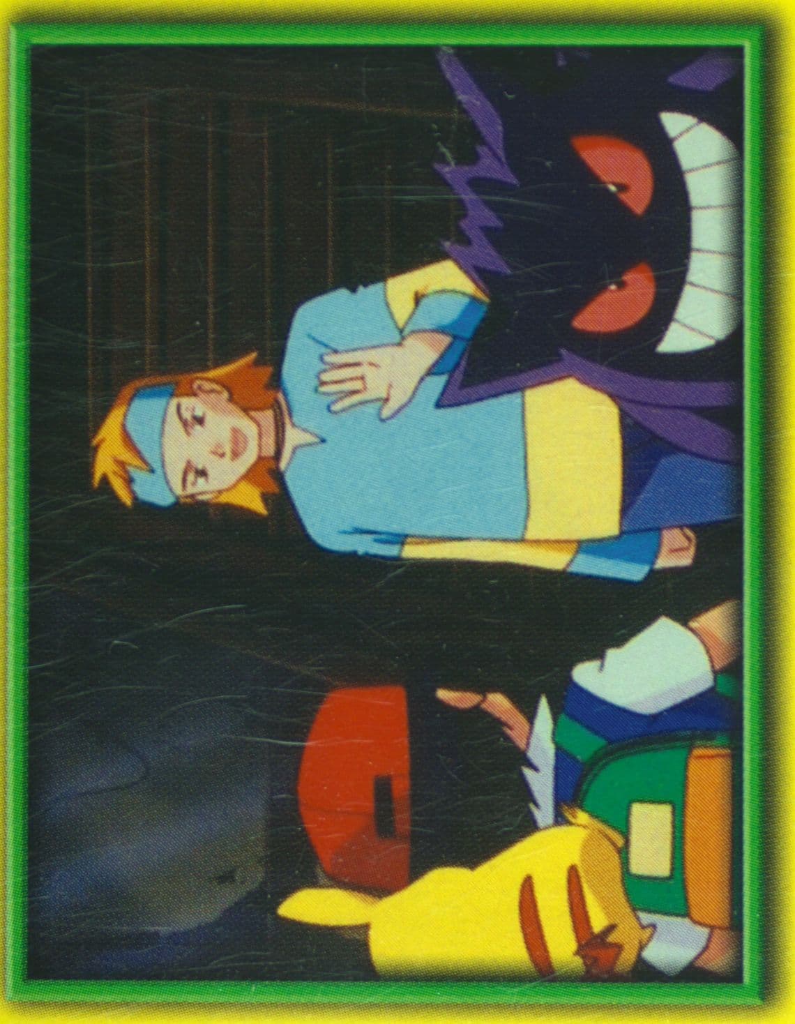 Ash/Gengar/Morty (136) 2002 Merlin Pokemon 5 Johto League Champions