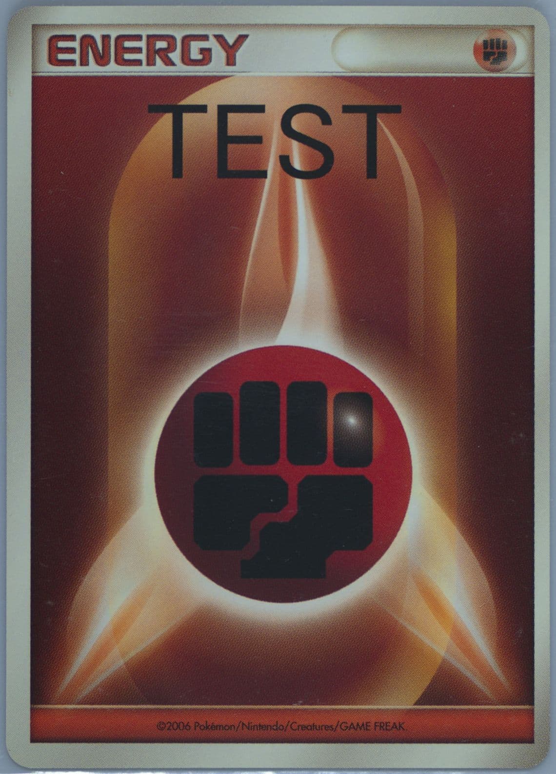 Fighting Energy 2007-2008 Pokemon Japanese Dppt Test Proof