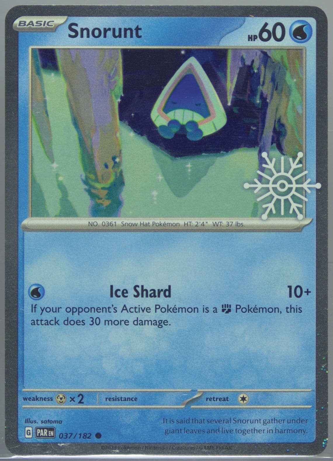 Snorunt (037) 2024 Pokemon Holiday Calendar