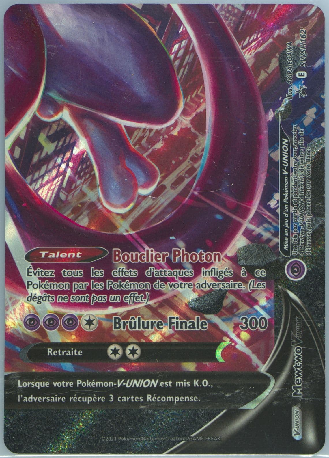 Mewtwo V-Union Mewtwo V-Union Special Collection-French (162) 2021 Pokemon Swsh Black Star Promo