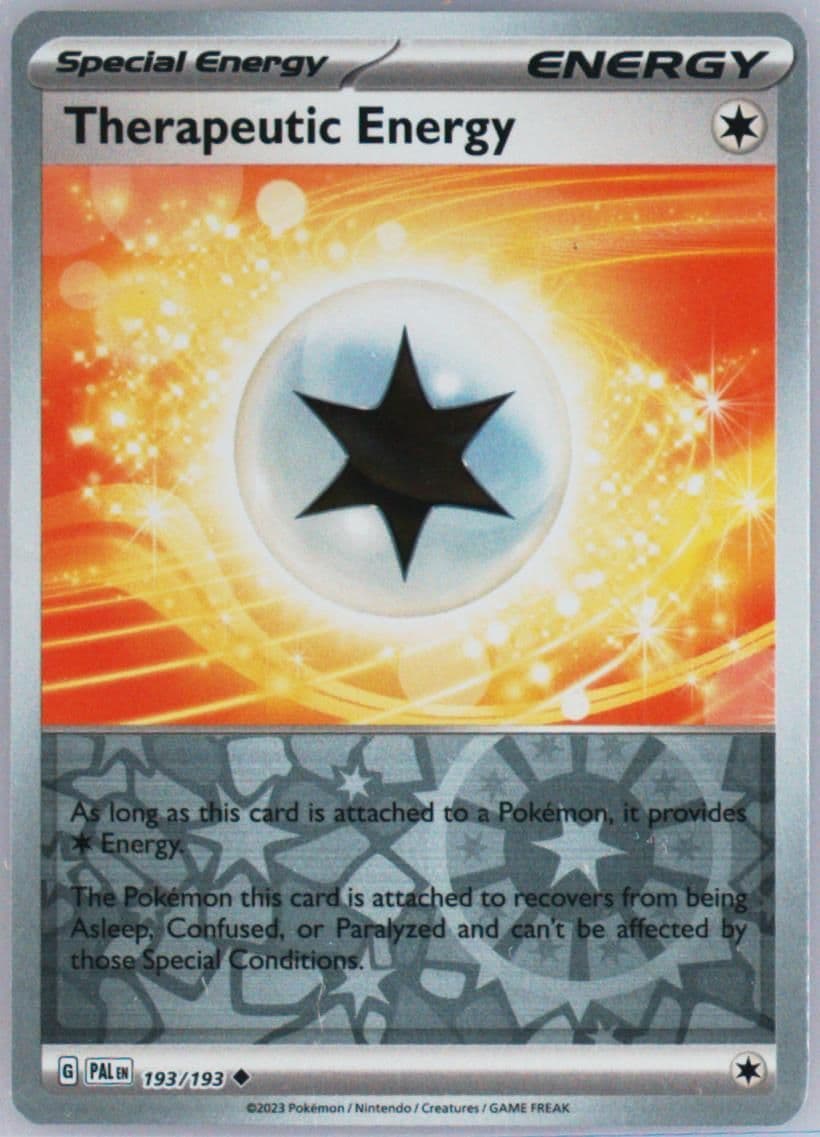 Therapeutic Energy Reverse Holo (193) 2023 Pokemon Pal EN-Paldea Evolved