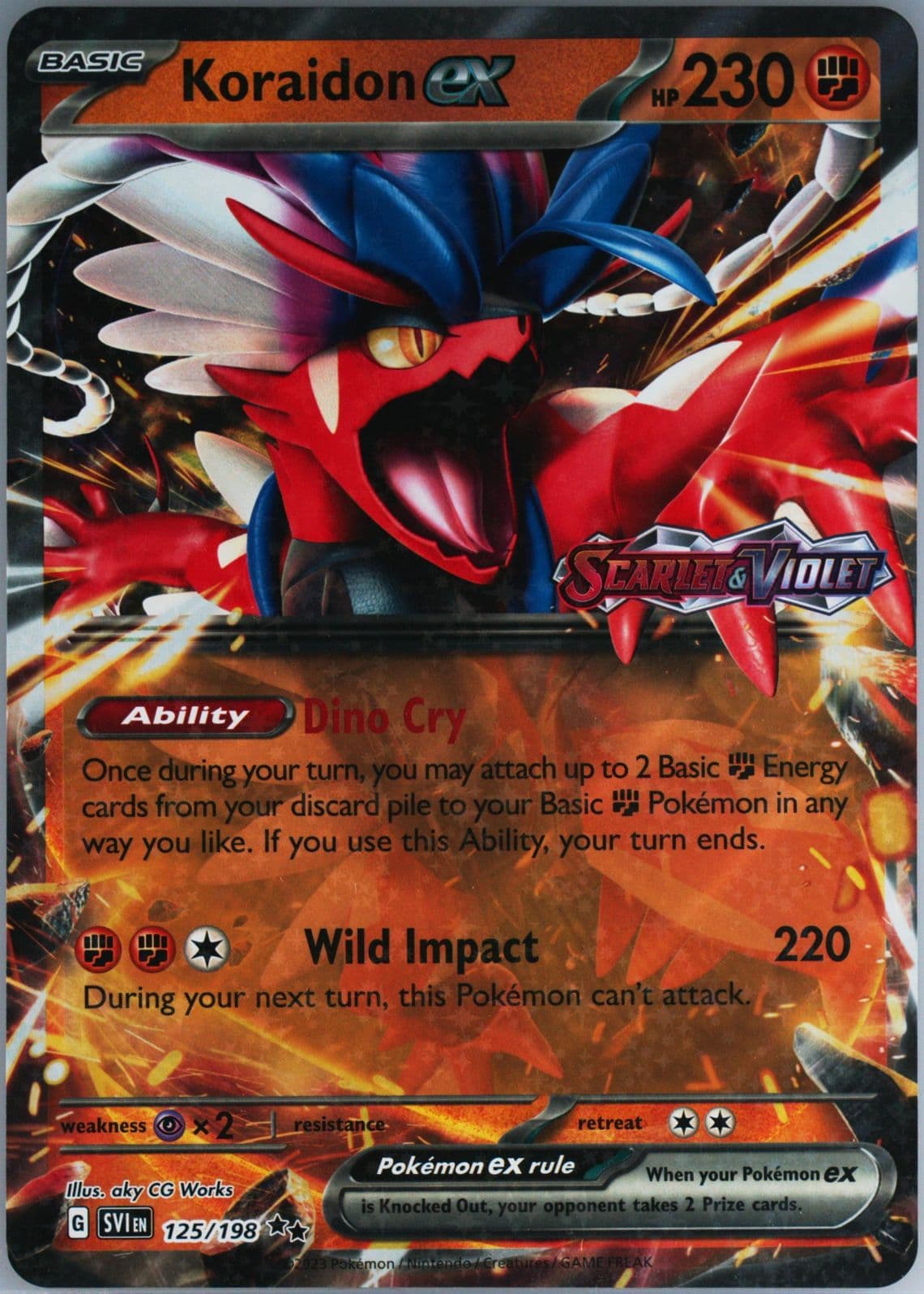Koraidon EX Jumbo (125) 2023 Pokemon Svi EN-Scarlet & Violet