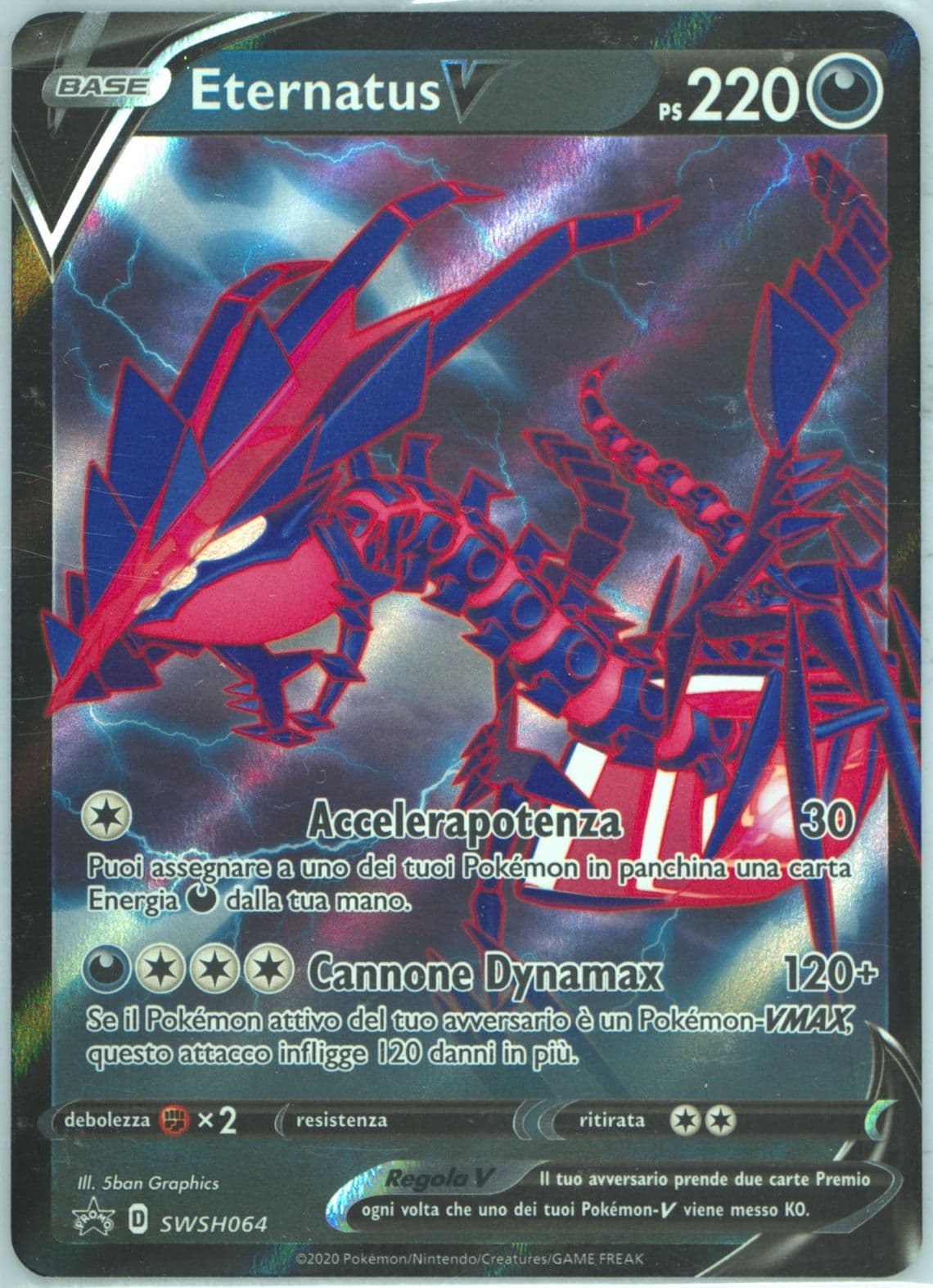 Eternatus V V Powers Tins-Italian (064) 2020 Pokemon Swsh Black Star Promo