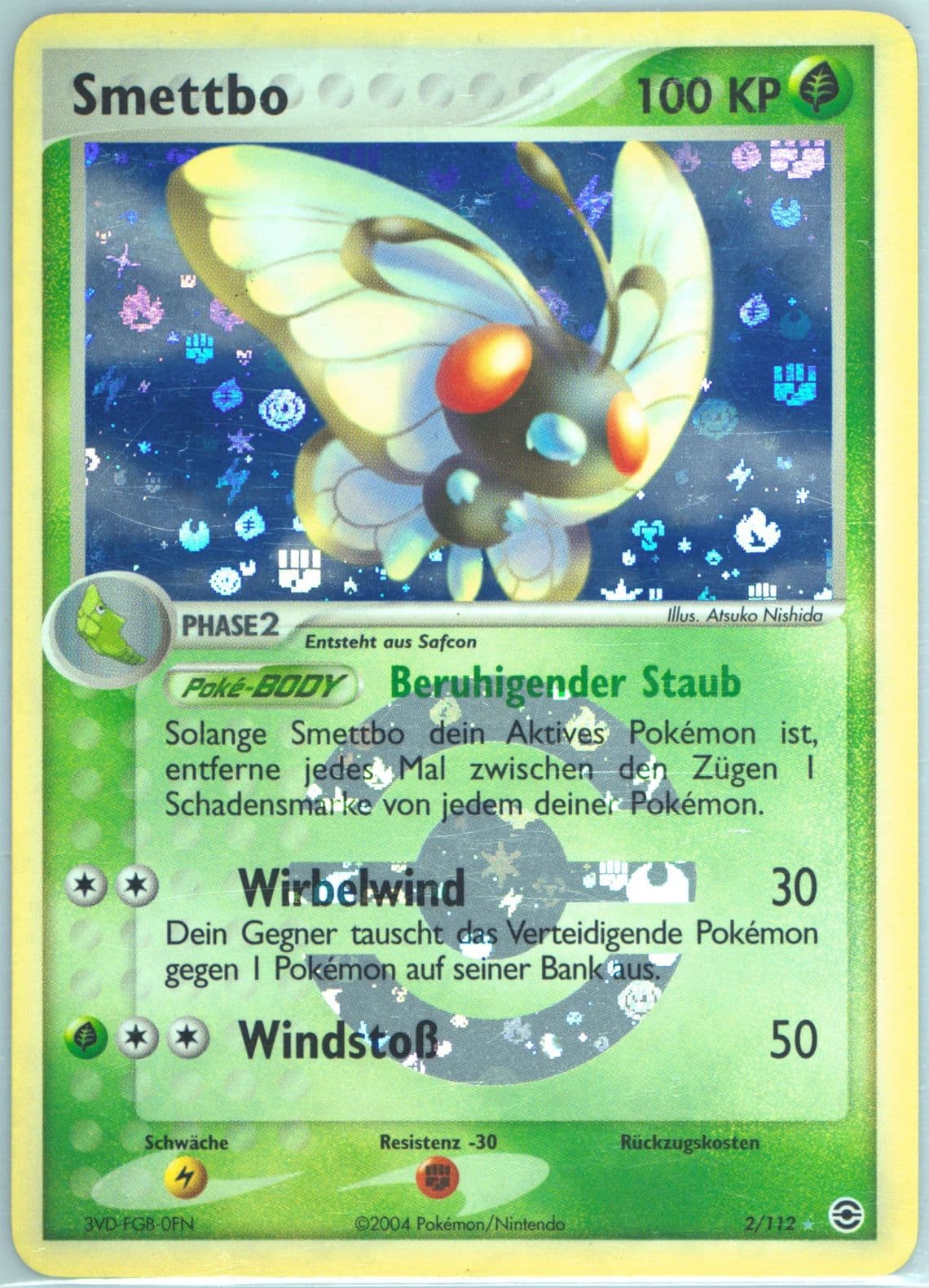 Smettbo-Reverse Foil German (2) 2004 Pokemon EX Fire Red & Leaf Green