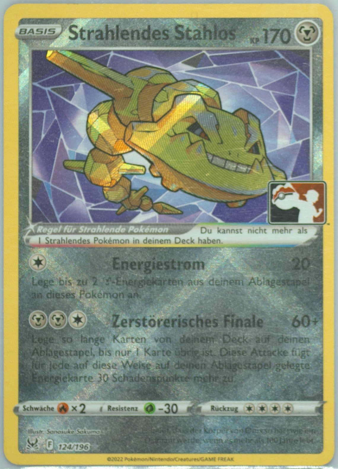 Radiant Steelix German (124) 2023 Pokemon Play! Pokemon Prize Pack: Series 3