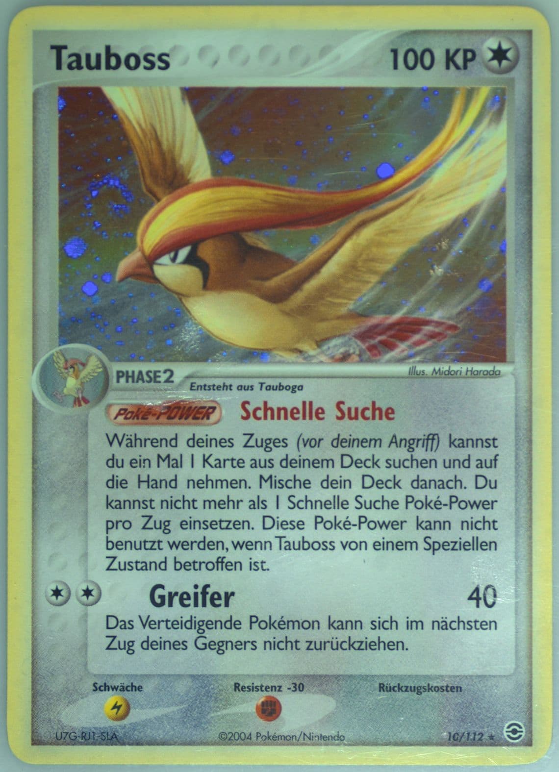 Tauboss-Holo German (10) 2004 Pokemon EX Fire Red & Leaf Green