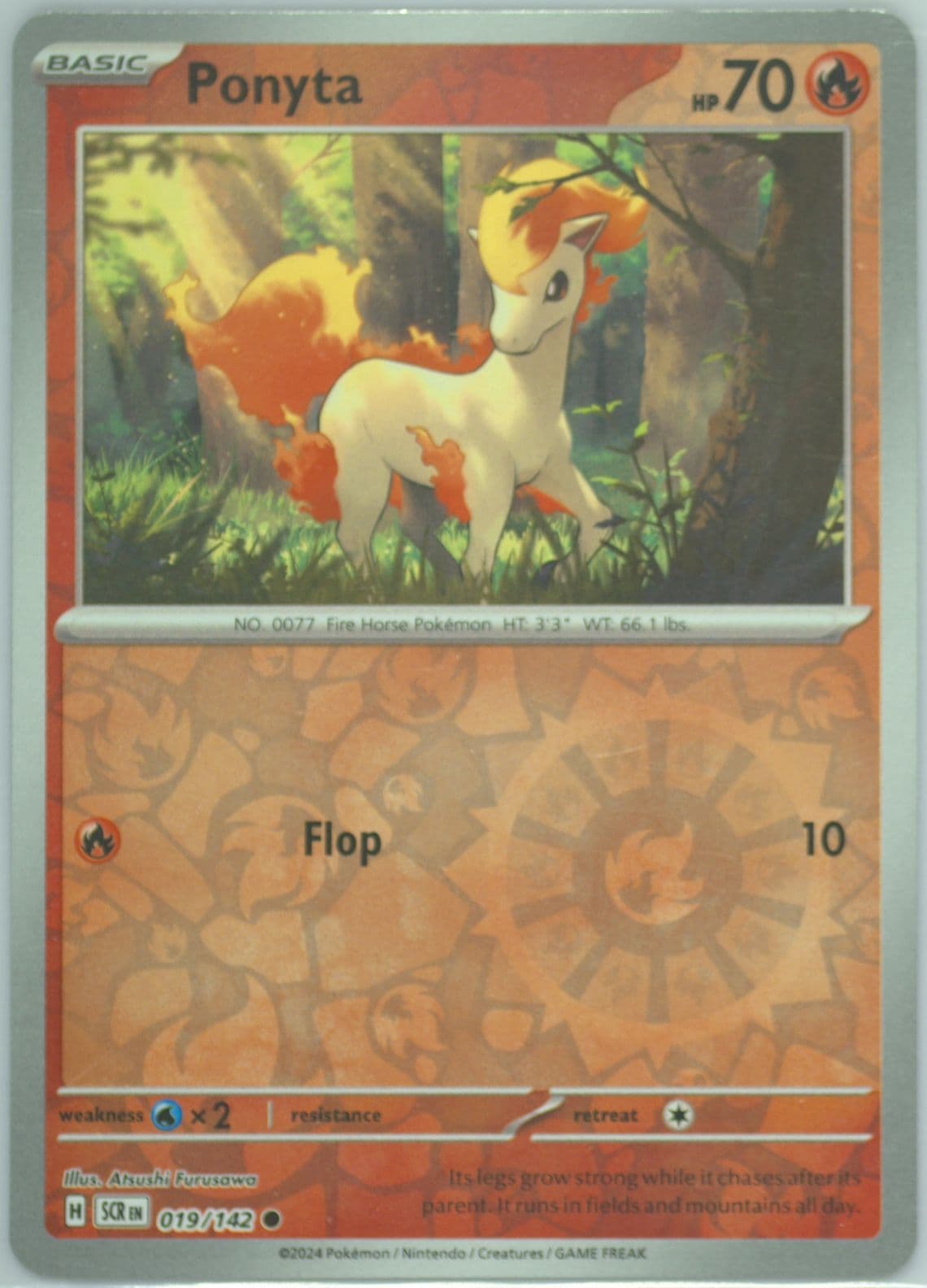 Ponyta Reverse Holo (019) 2024 Pokemon Scr EN-Stellar Crown