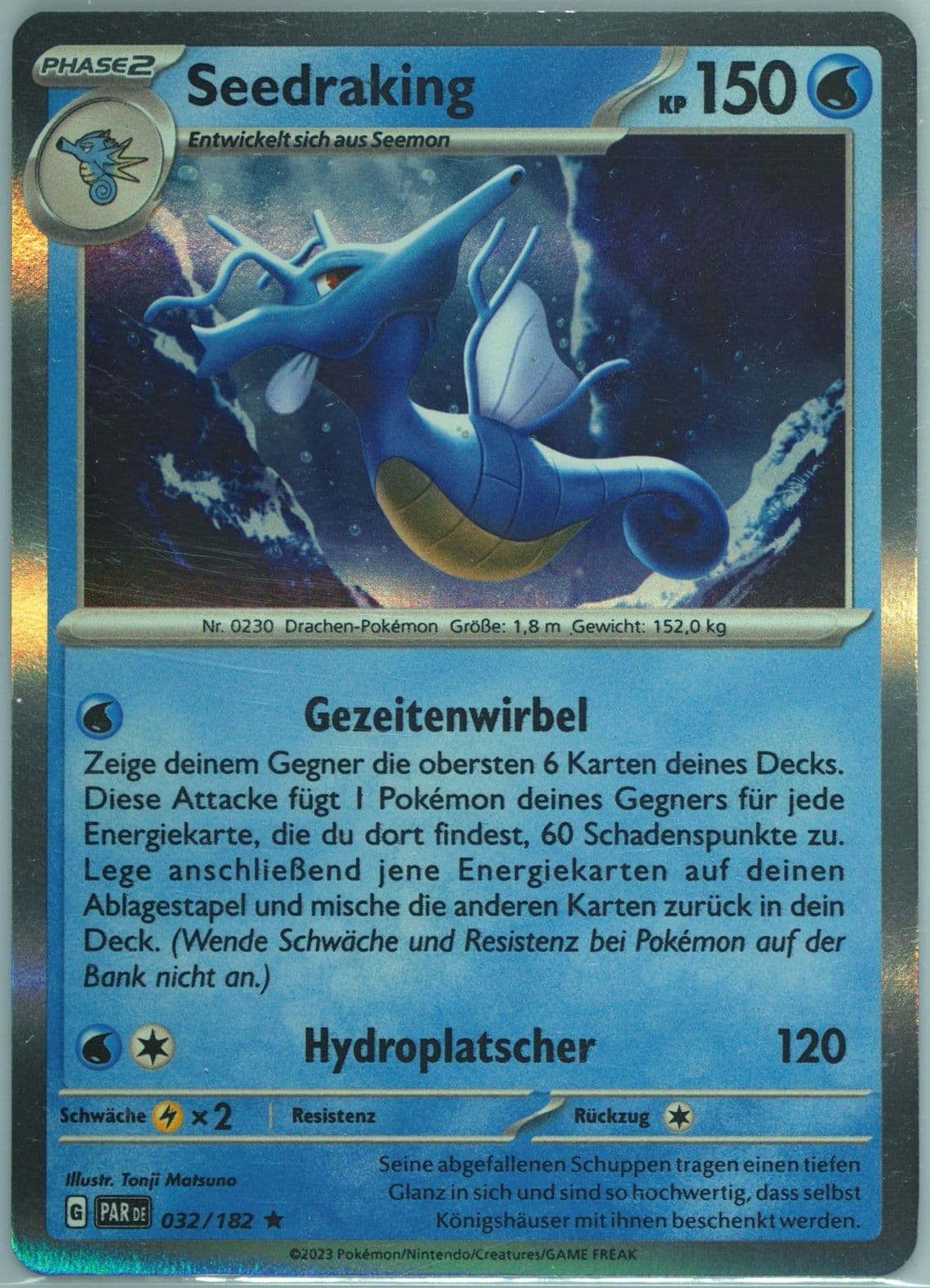 Kingdra (032) 2023 Pokemon German Par de-Paradox Rift