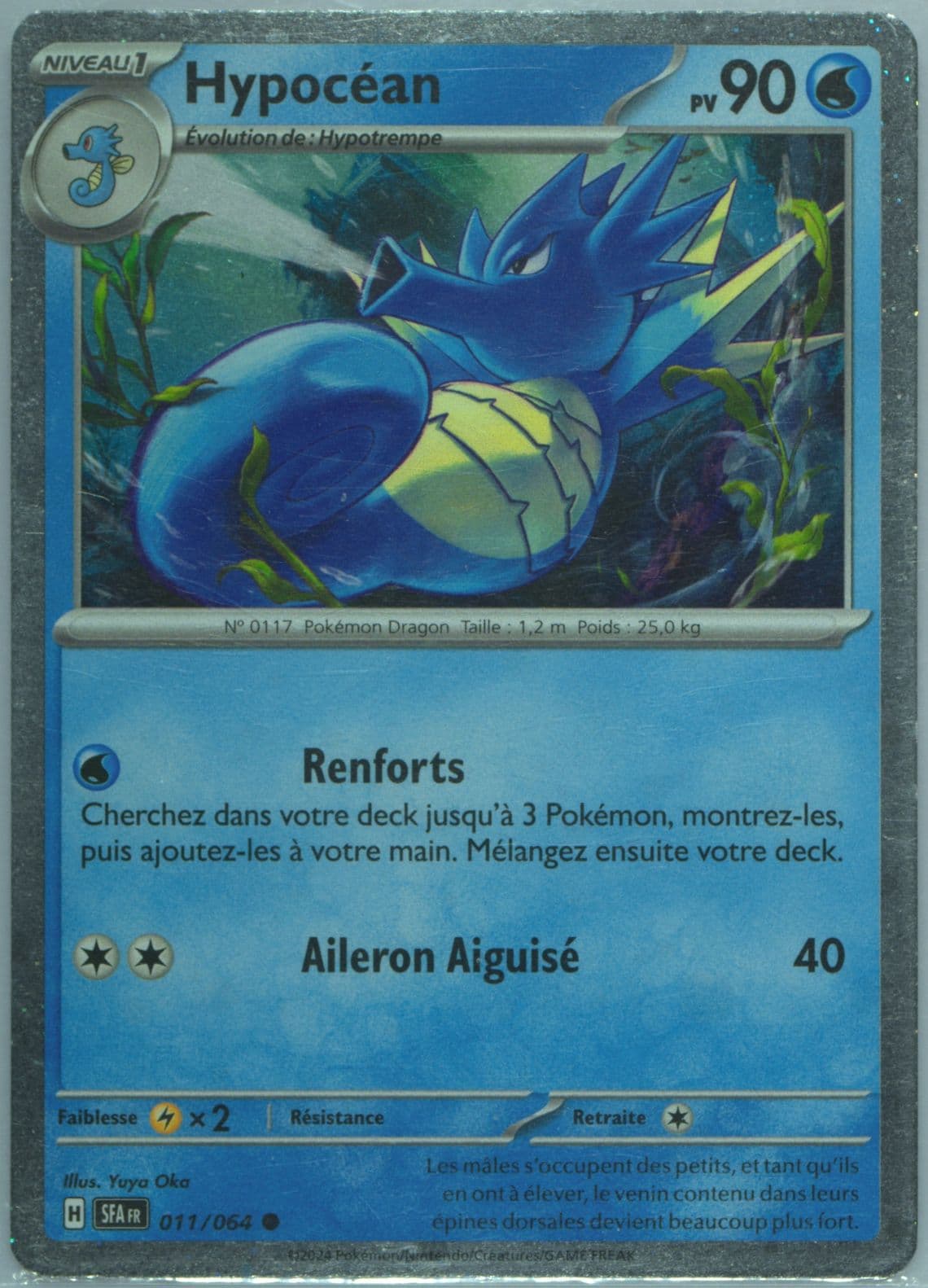 Seadra Shrouded Fable Special Illustration Collection (011) 2024 Pokemon French Sfa FR-Shrouded Fable