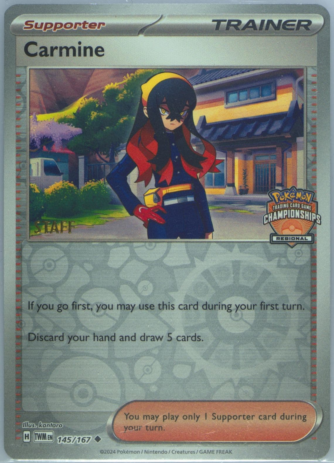 Carmine Regional Championships-Staff (145) 2024 Pokemon Twm EN-Twilight Masquerade